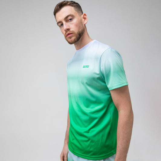 Celtic Green Gradient Pattern T-Shirt