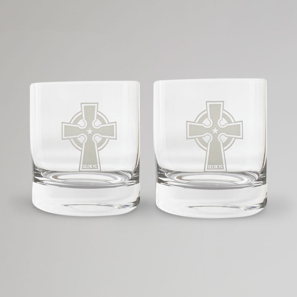 Celtic Cross Boxed Whisky Glass Set