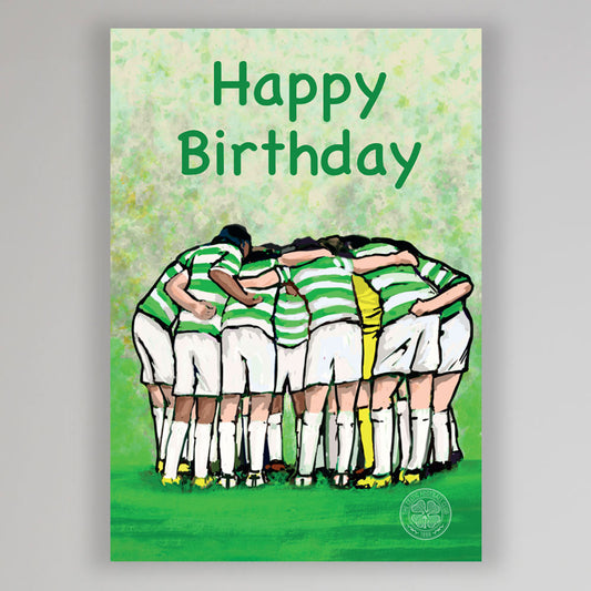 Celtic Huddle Birthday Card