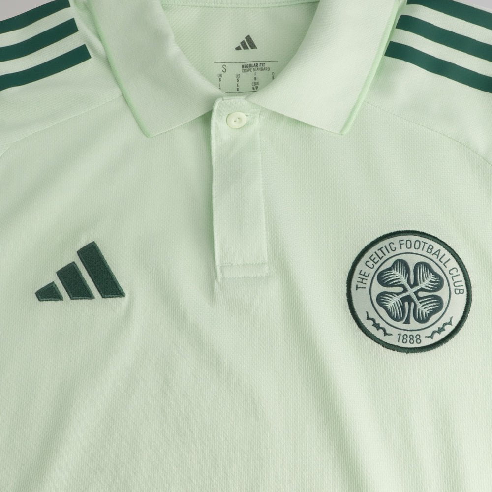 adidas Celtic 2025/26 Mint Green Training Polo Shirt