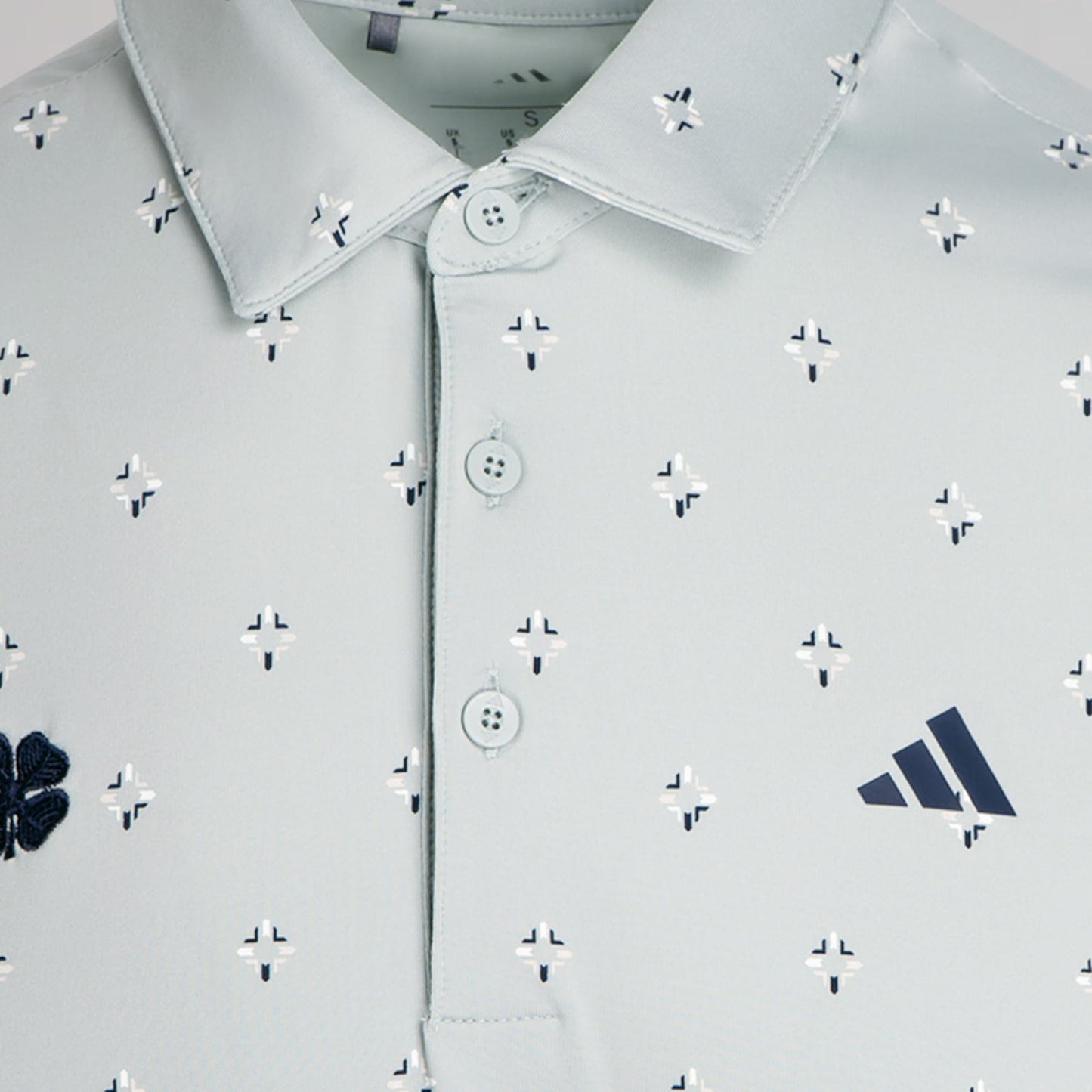 adidas Celtic Golf Ultimate365 Climacool Essence Print Green Polo Shirt