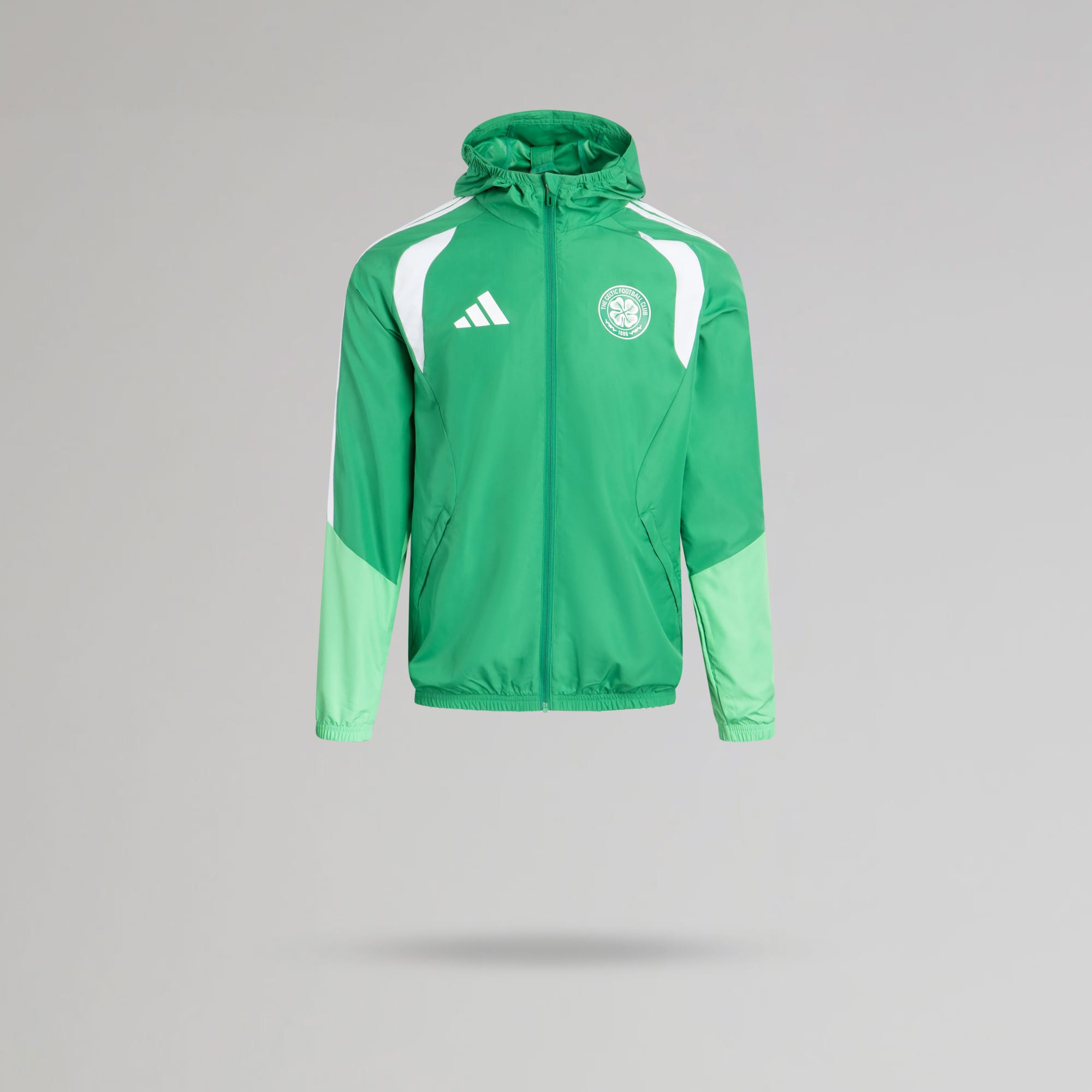 adidas Celtic Junior 2026/27 Green All Weather Jacket – Official