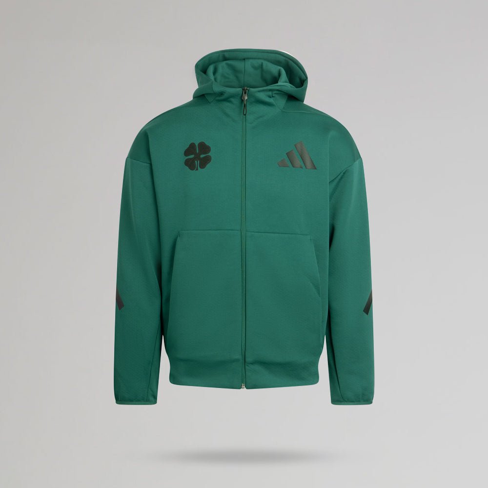 adidas Celtic Green Zip Hoodie