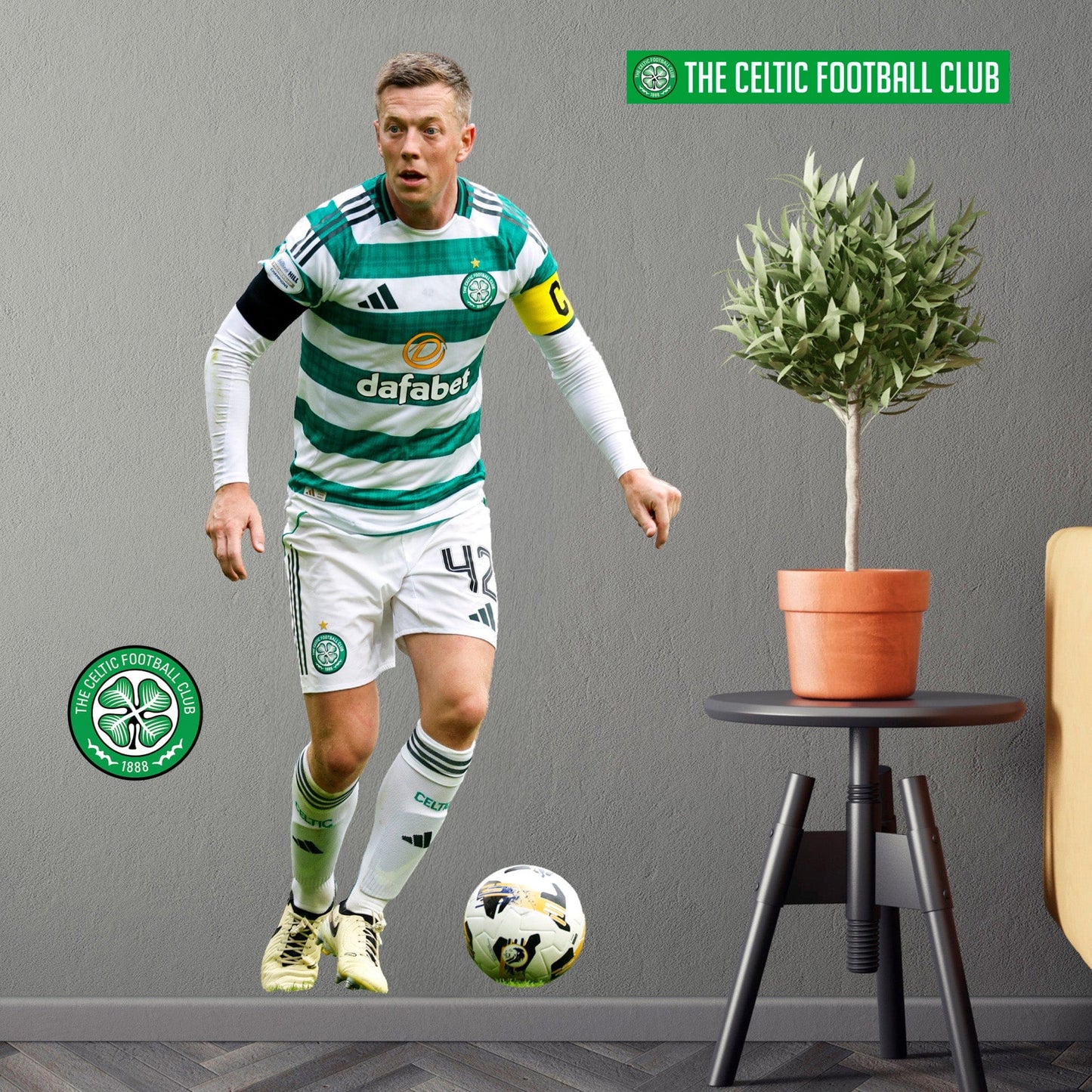 Celtic 2025/26 Callum McGregor Wall Sticker