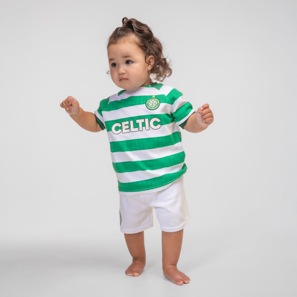 Celtic 2025/26 Home Kit Infant T-Shirt and Shorts Set