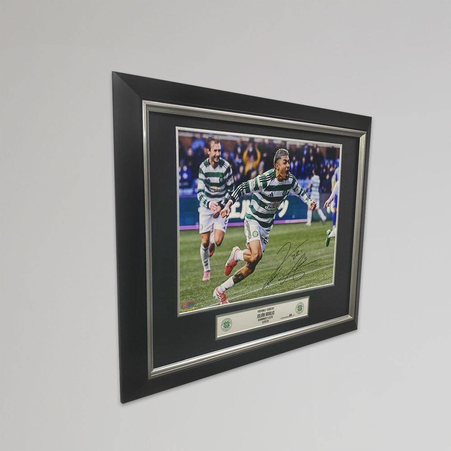 Celtic 25/26 Julian Araujo Signed Print