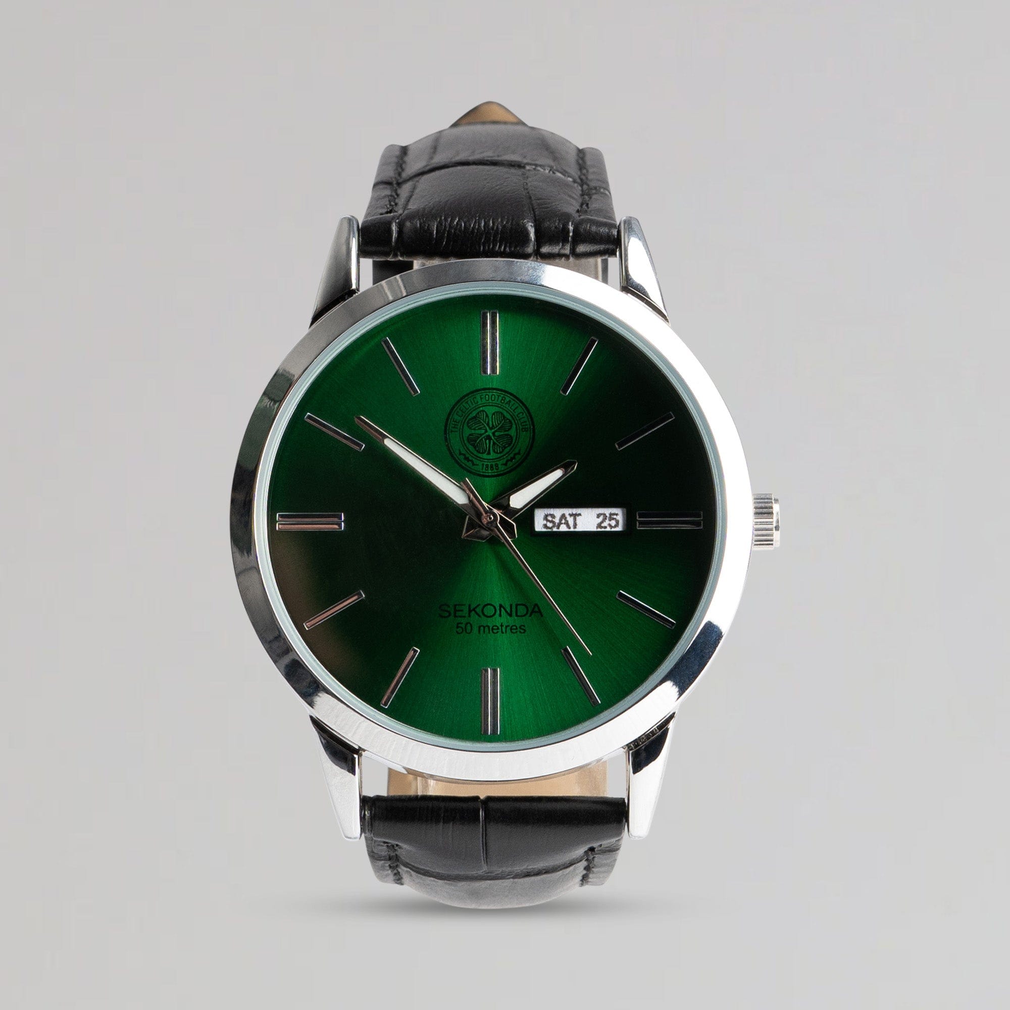 Stainless Steel Sekonda Celtic Fc Watch Celtic Classic Leather