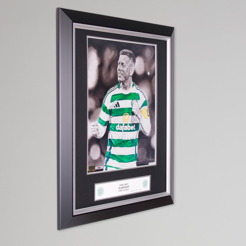 Celtic DL Limited Edition Framed Signed McGregor Drawing