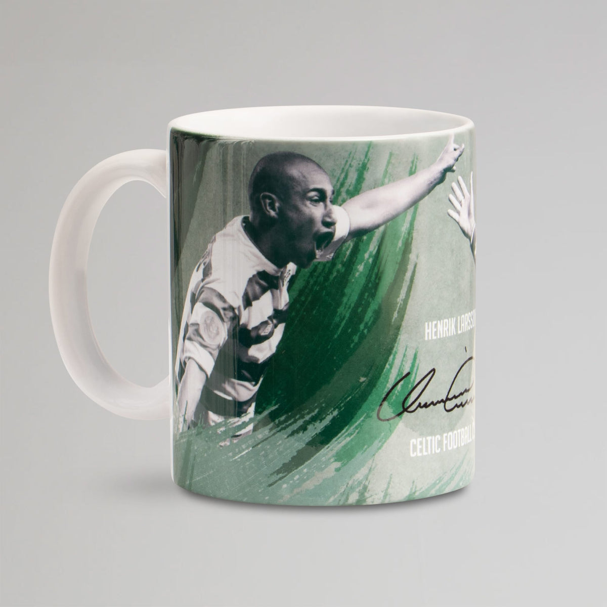 Celtic Henrik Larsson Print Mug