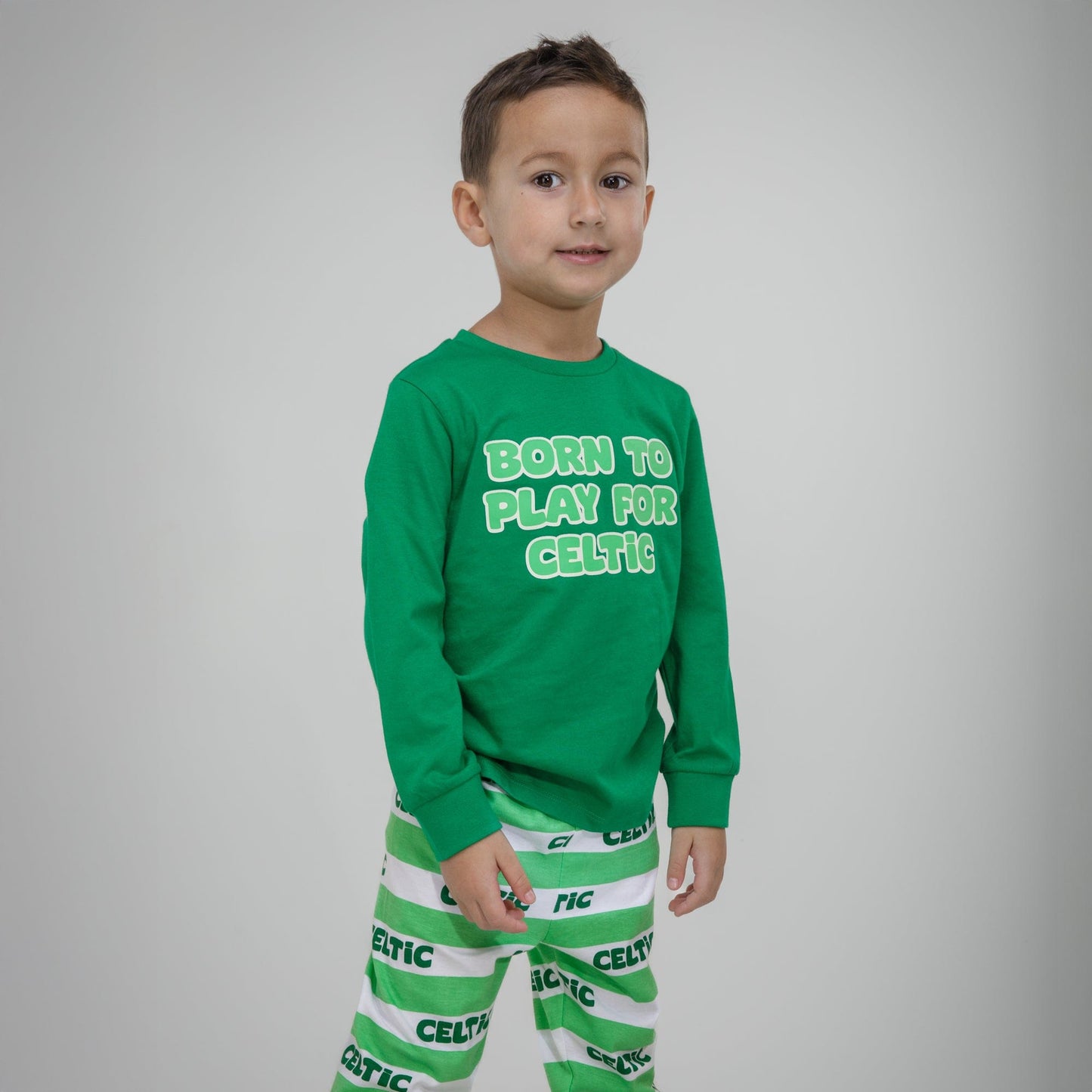 Celtic Infant Green Born to Play Pyjamas