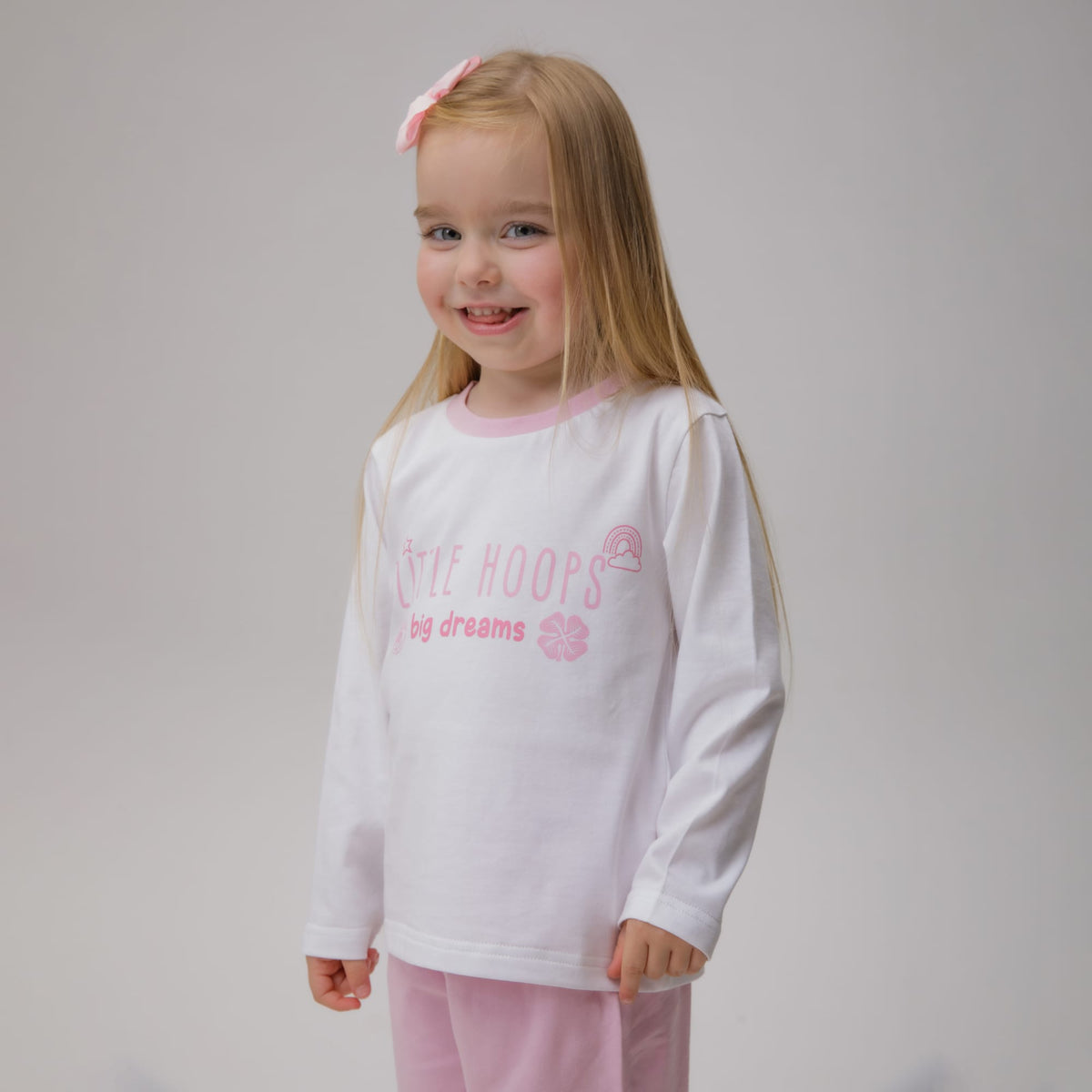 Celtic Infant Little Hoops Pink Pyjama Set