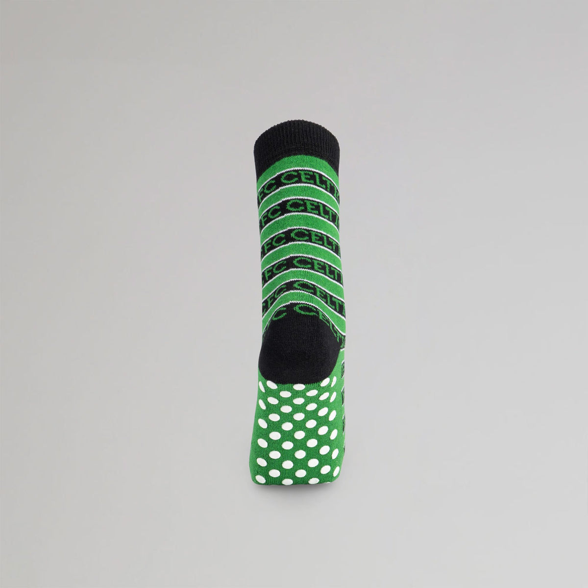 Celtic Junior Stripe Grip Slipper Socks