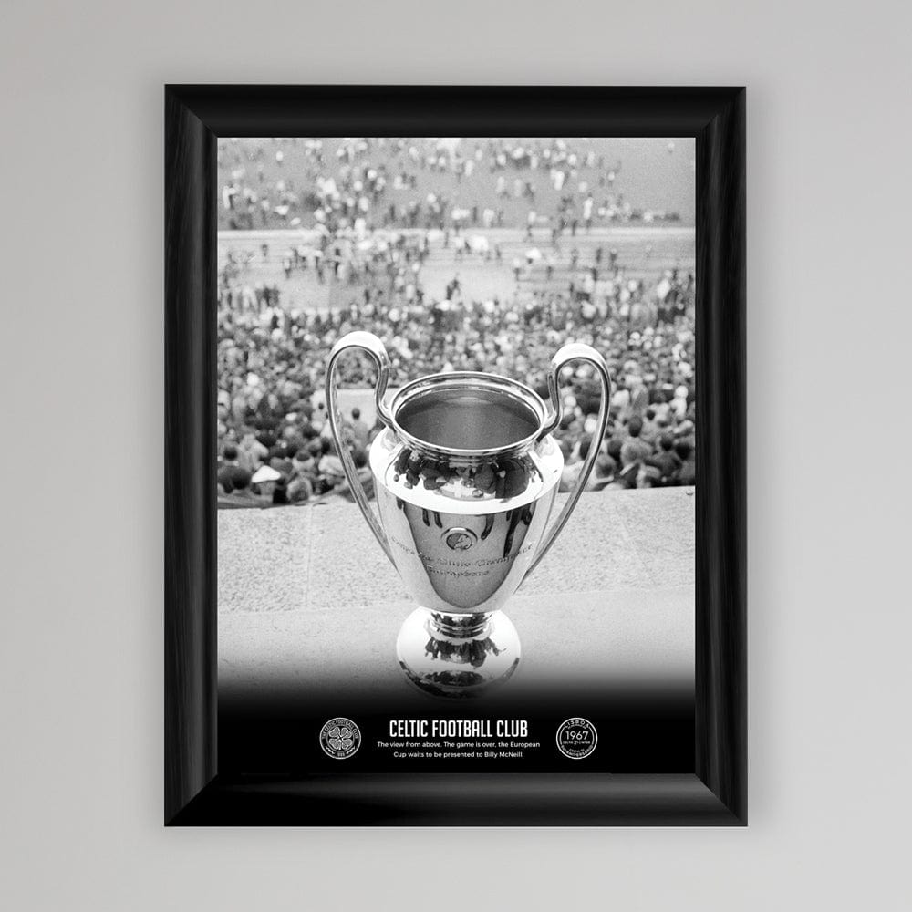 Celtic Lisbon Trophy Framed Print