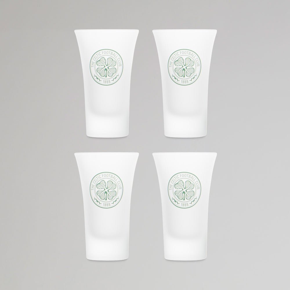 Celtic Set of 4 Frosted Shot Glasses