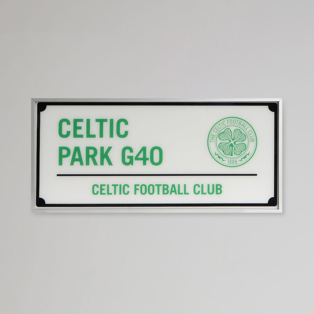 Celtic Street Sign LED Light Box – Official Celtic Store