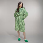 Celtic Women's Clover Print Robe