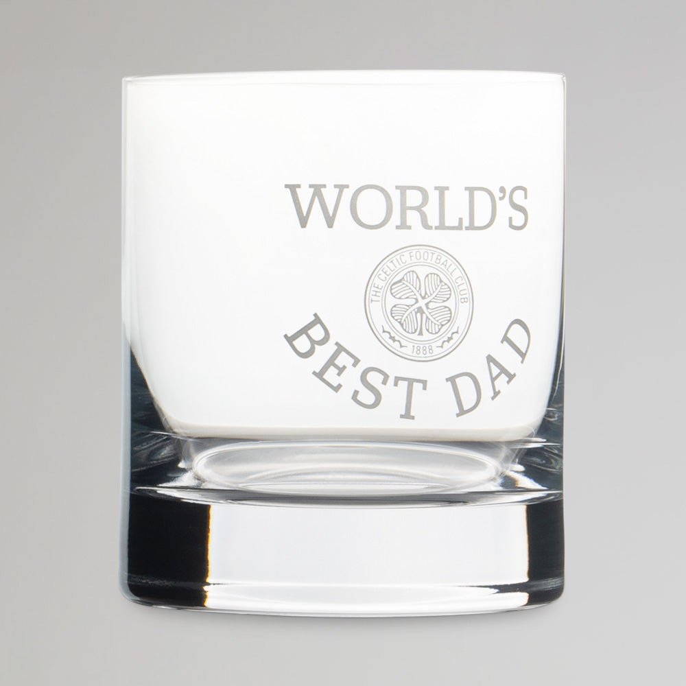Celtic World's Best Dad Whisky Glass Set