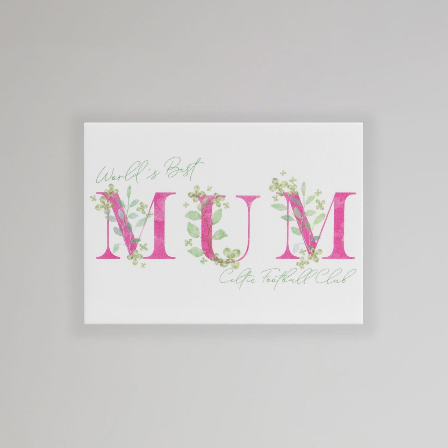 Celtic World's Best Mum Floral Magnet
