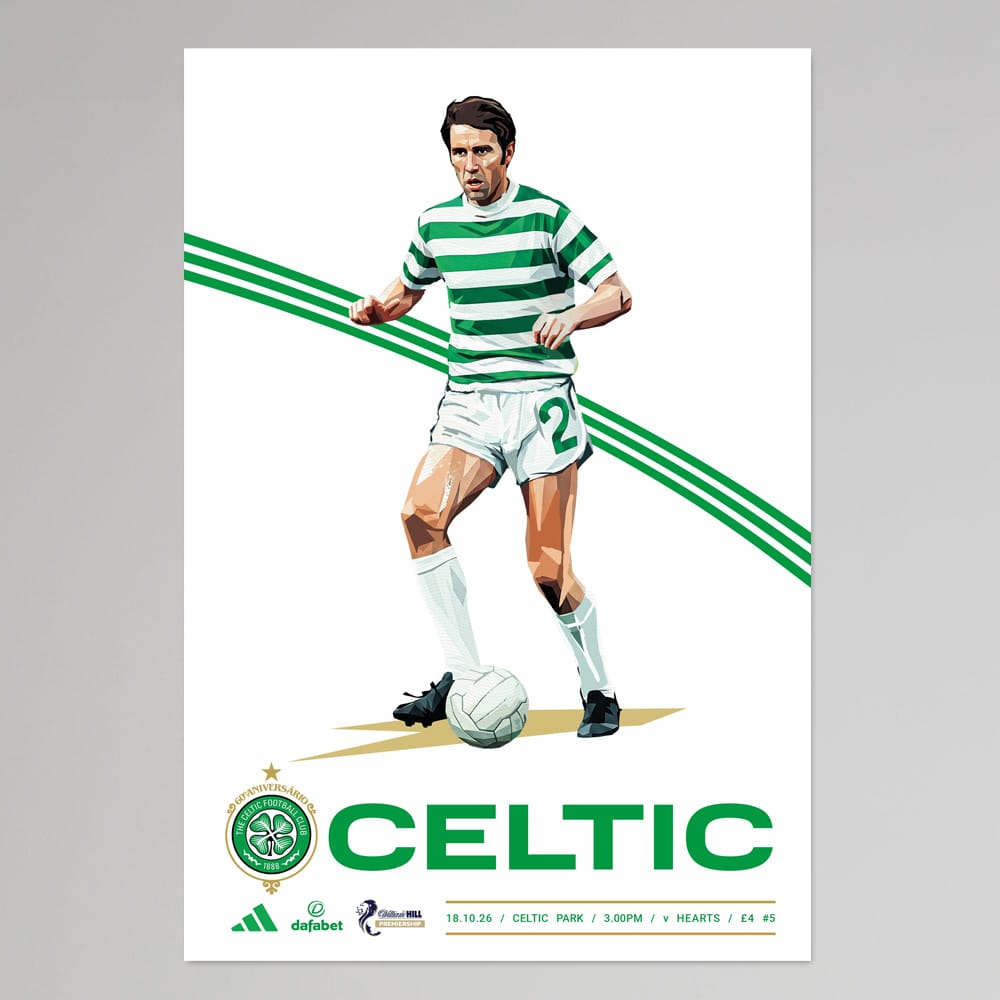 Collectable Matchday Programme - Celtic v Hearts 18th Oct 2026