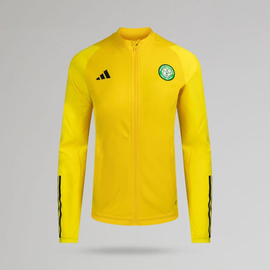 adidas Celtic 2023/24 Womens Yellow Track Jacket