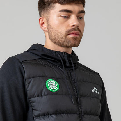 adidas Celtic Essentials Hybrid Hooded Jacket