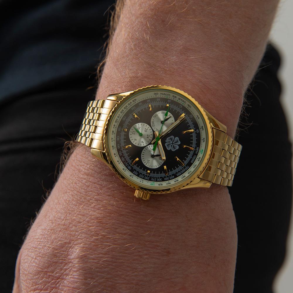Celtic Gold Pilot Watch