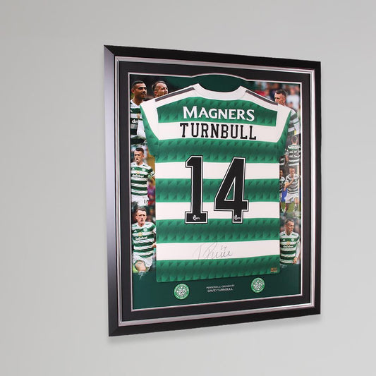 Celtic David Turnbull Framed Signed Shirt