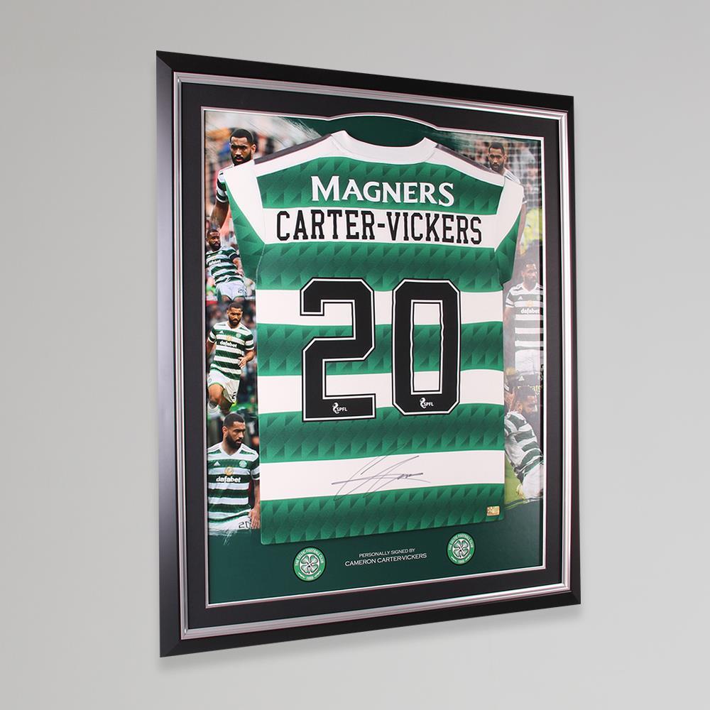 Celtic Cameron Carter-Vickers Framed Signed Top