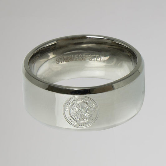 Celtic Stainless Steel Crest Band Ring