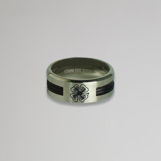Celtic Clover Stainless Steel Ring