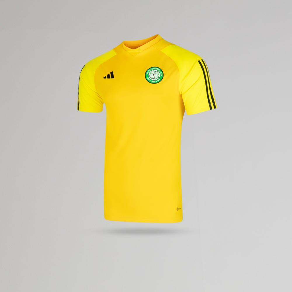 adidas Celtic 2023/24 Junior Yellow Training Jersey