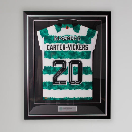 Celtic 23/24 Cameron Carter-Vickers Framed Signed Shirt