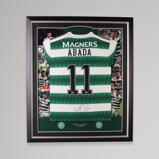 Celtic Liel Abada Framed Signed Shirt