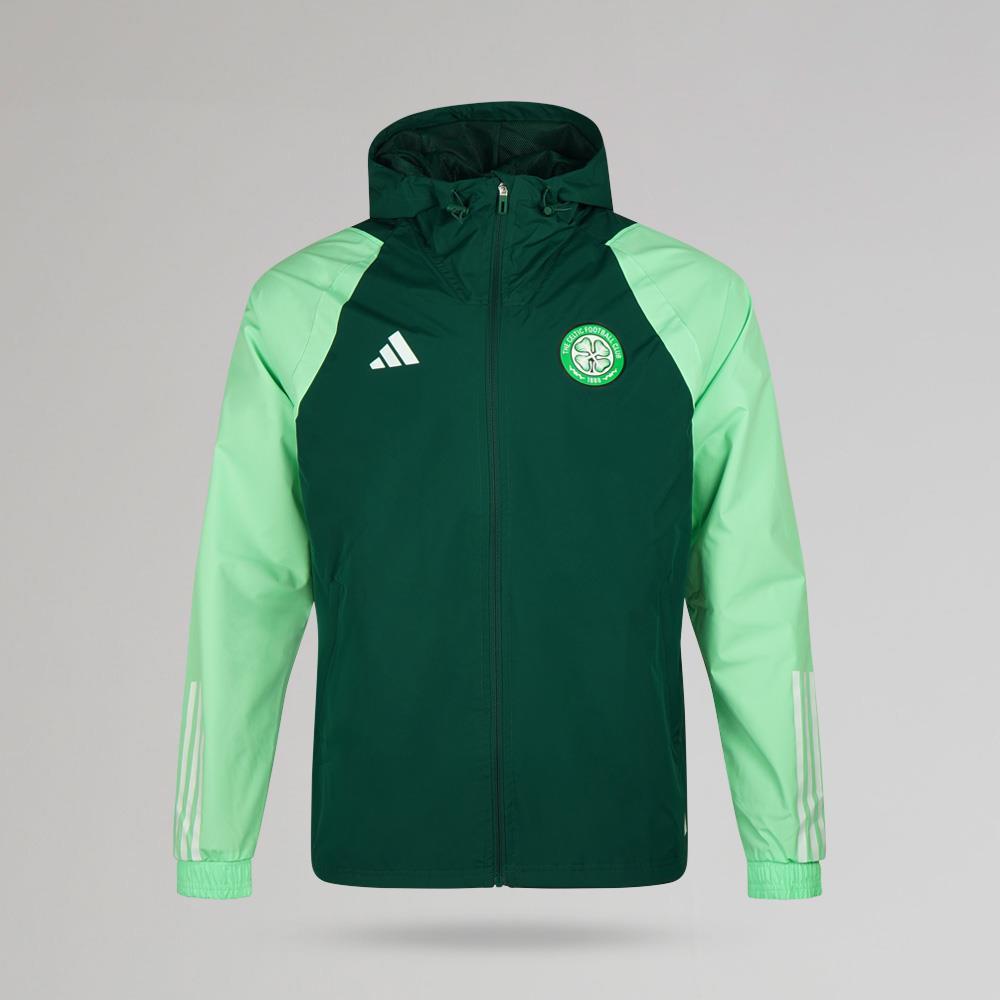 adidas Celtic 2023/24 Green All Weather Jacket