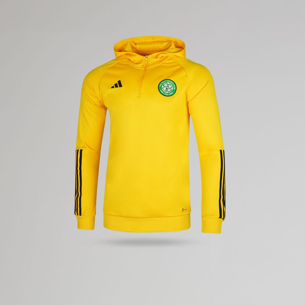 adidas Celtic 2023/24 Junior Yellow Track Hoody