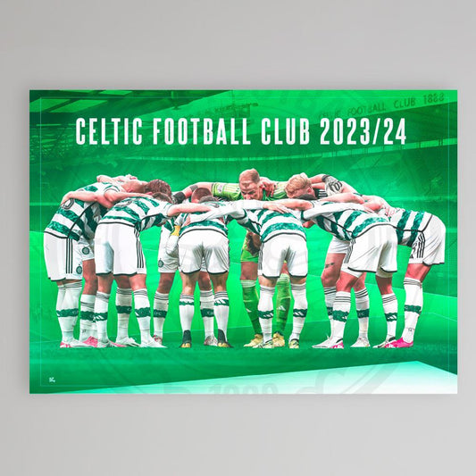Celtic 23/24 Huddle Poster