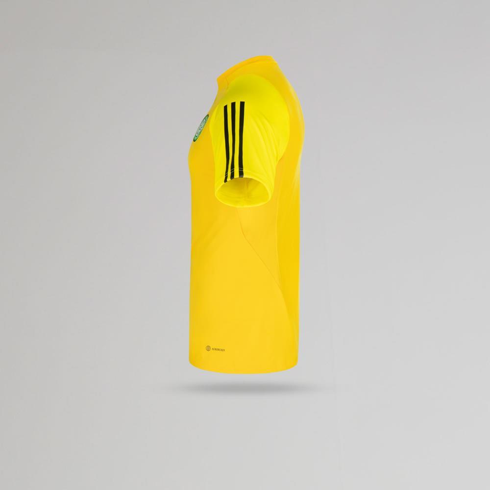 adidas Celtic 2023/24 Junior Yellow Training Jersey