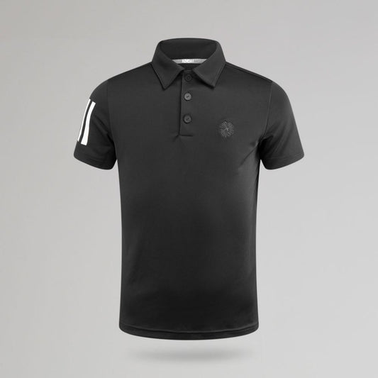adidas Celtic Golf Junior Polo - Black