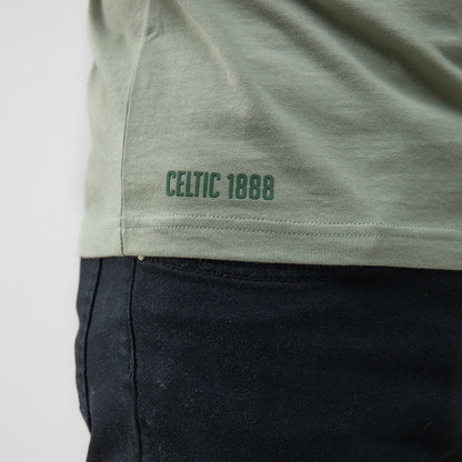 Celtic Clover Round Neck T-Shirt