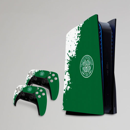 Celtic PS5 Console and Controller Skin