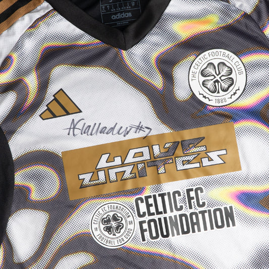 Amy Gallacher Pre-match Worn Signed Love Unites Jersey