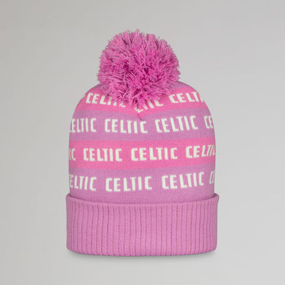 Celtic Pink Text Beanie