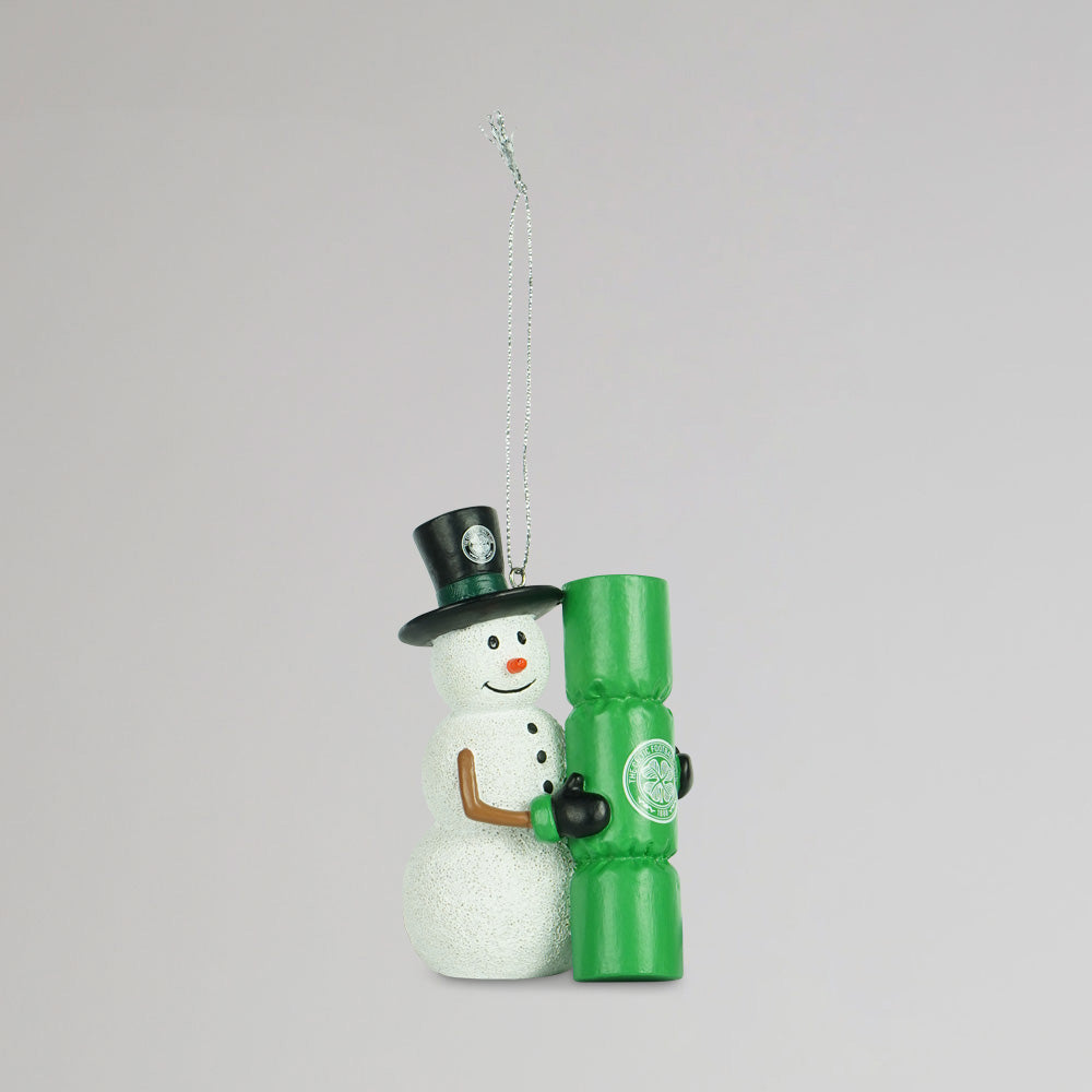 Celtic Christmas Snowman Ornament