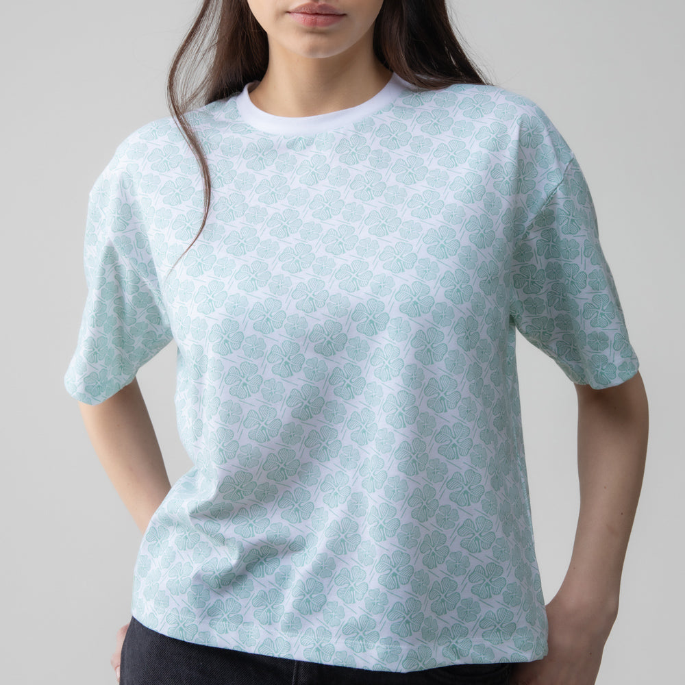 Celtic Women's Clover Pattern T-Shirt