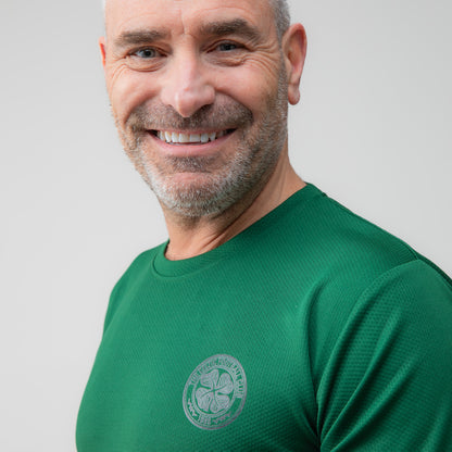 Celtic Crest Green Textured T-Shirt