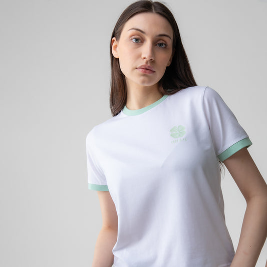 Celtic Women's Clover Print T-Shirt