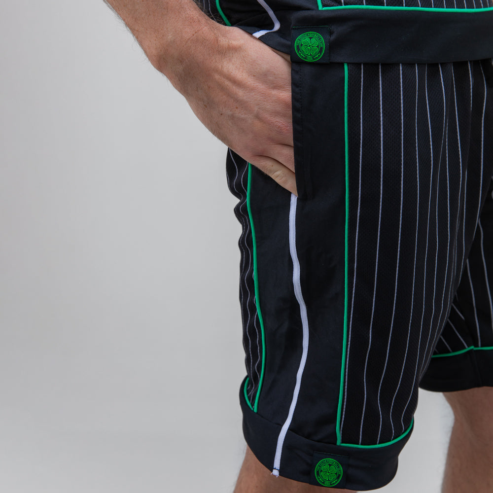 Celtic Pinstripe Basketball Shorts