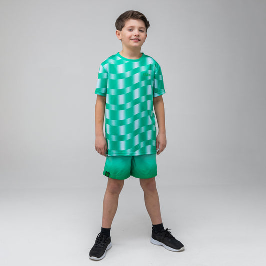 Celtic Junior Wavy Stripe T-Shirt