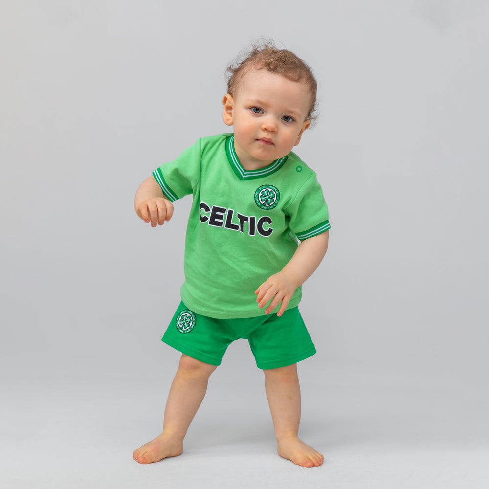 Celtic Infant 1984/86 Retro Kit T-Shirt and Short Set