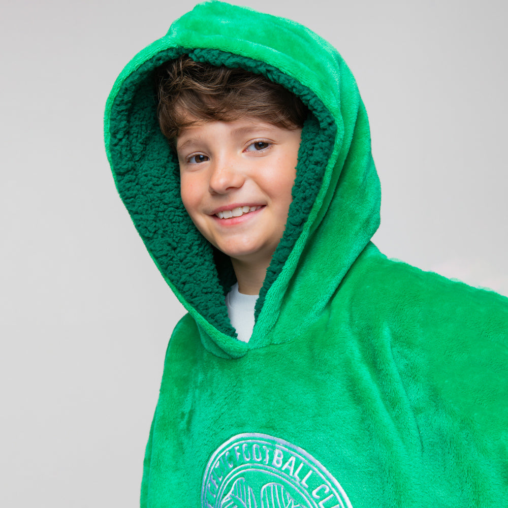 Celtic Junior Crest Fleece Hoodie